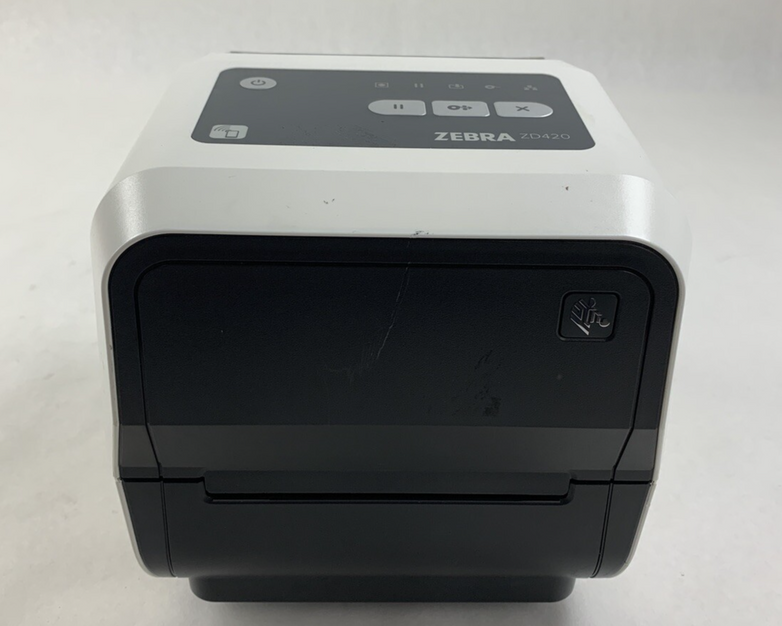 Zebra ZD420 Label Printer 203 DPi USB Network Tested and Prints Missing Spring