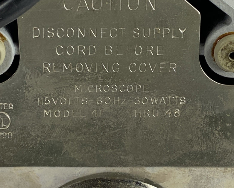 Reichert Forty Series 41 Microscope