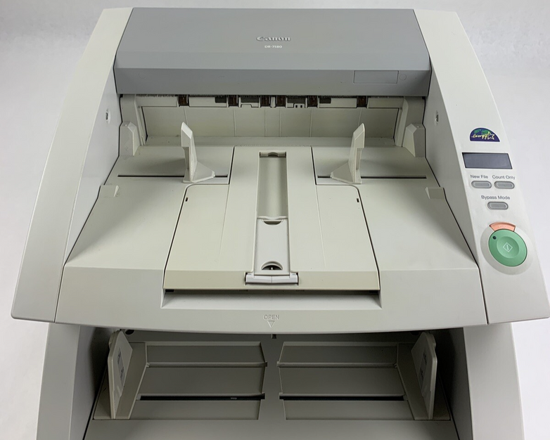 Canon ImageFORMULA DR-7580 High Speed Scanner USB 233,438 Scans M110483 Tested
