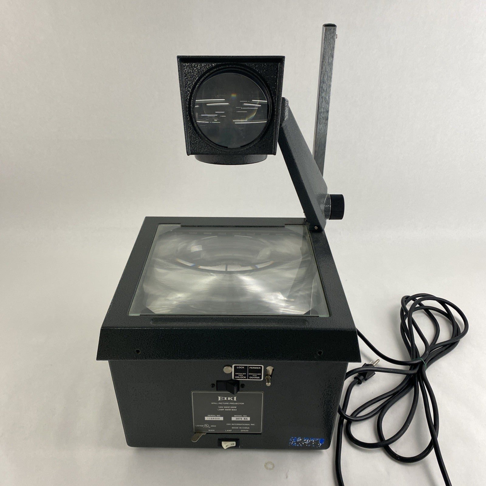 Eiki 3860A Still Picture Projector Power Tested1
