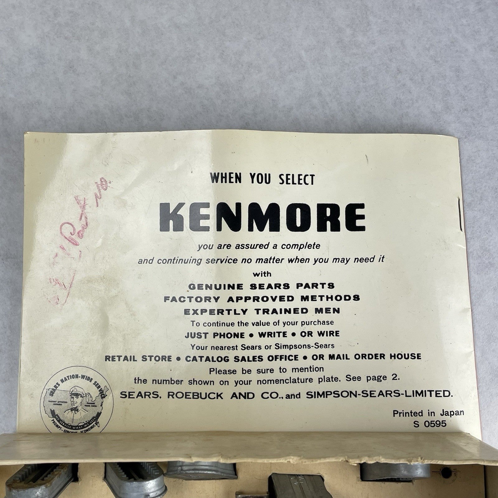 Vintage Sears Kenmore Sewing Machine 148.295 Tested