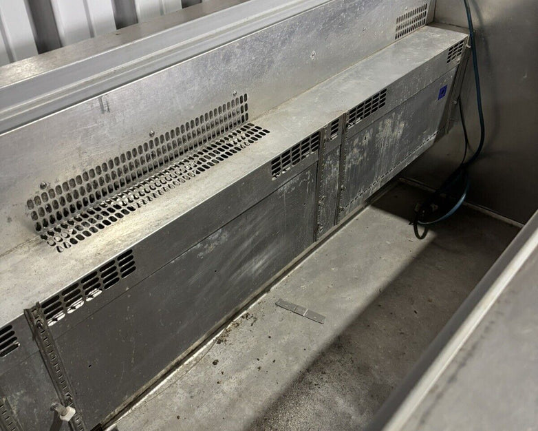 McCall STA-30-SS Restaurant 3 Door Prep Cooler w/ Salad Bar Buffet Top