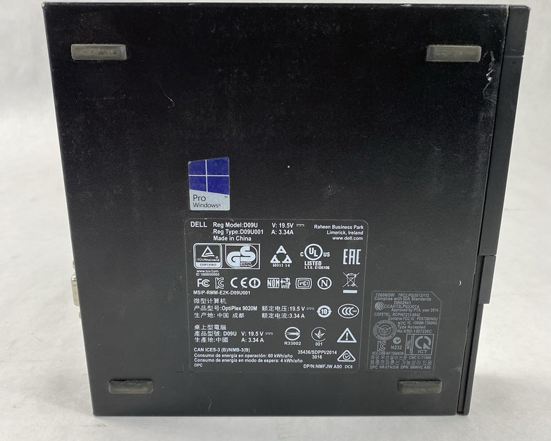 Dell OptiPlex 9020M Micro Intel Core i5-4570T 2.9GHz 8GB RAM No HDD OS AC READ