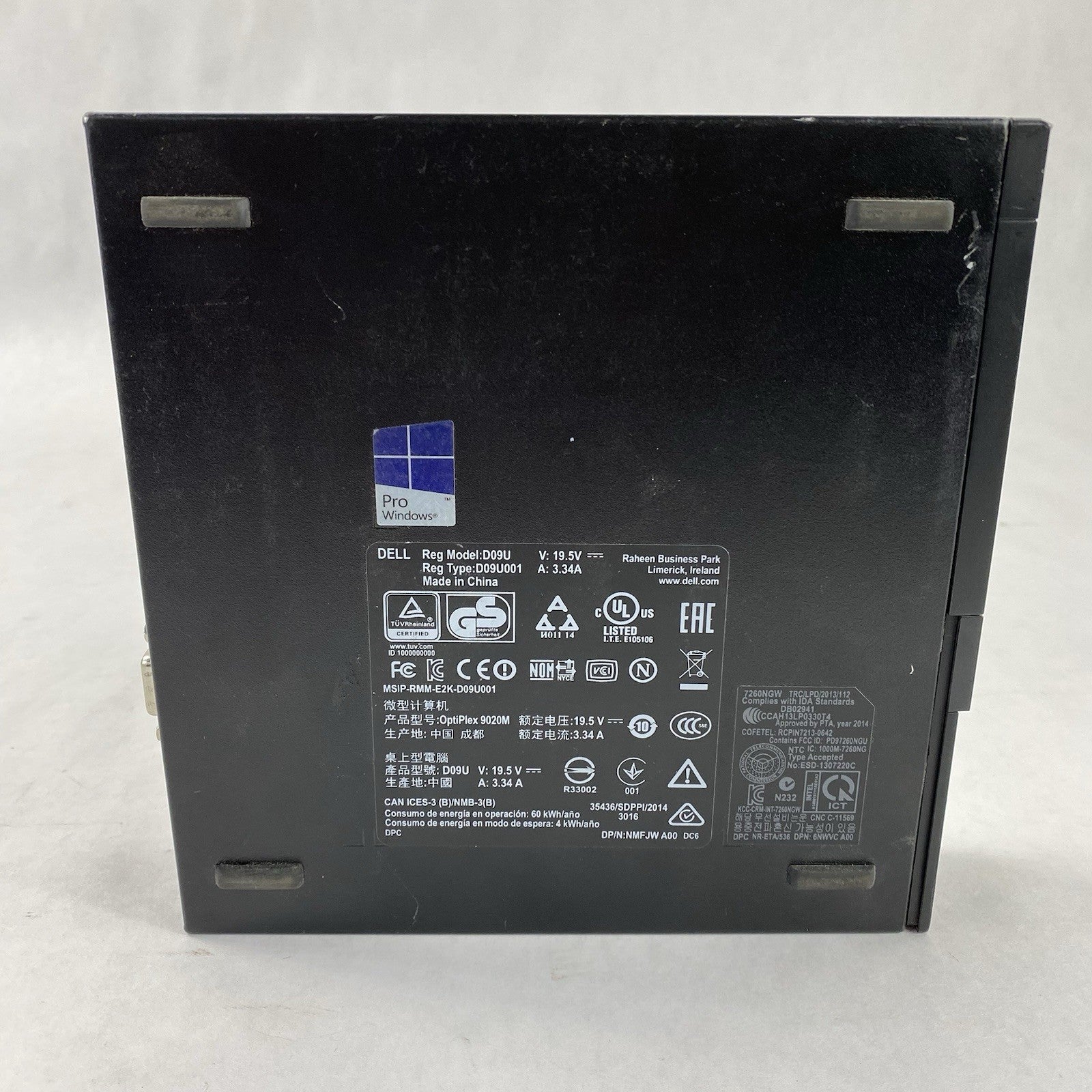 Dell OptiPlex 9020M Micro Intel Core i5-4570T 2.9GHz 8GB RAM No HDD OS AC READ