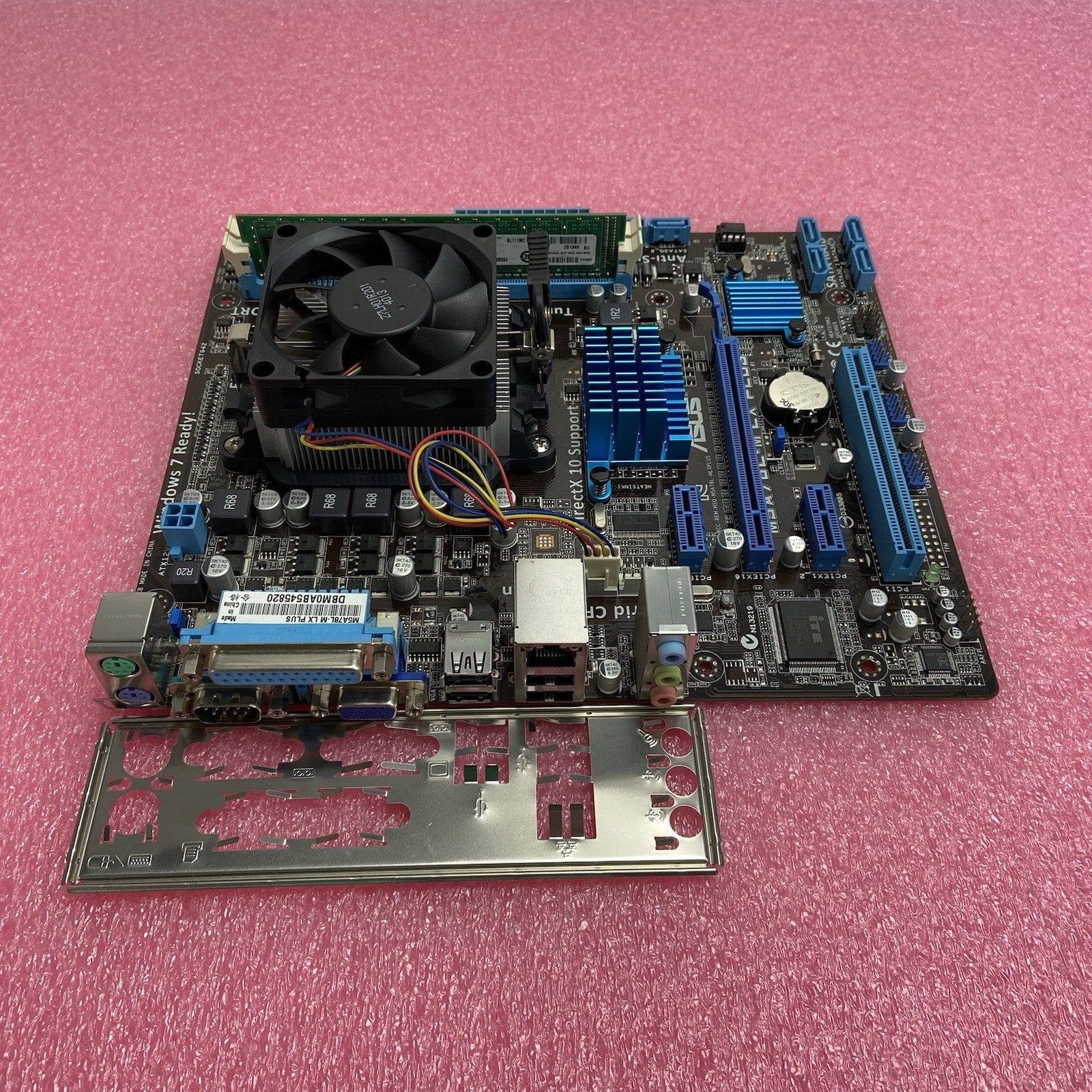 ASUS M5A78L-MLX PLUS Motherboard AMD Sempron 145 2.8GHz 2GB RAM w/Shield4