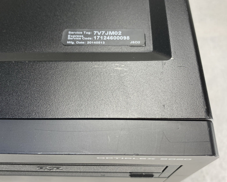 Dell Optiplex 9020 MT Intel 4 Core i5-4570 3.20GHz CPU 4GB RAM DVDRW No HDD OS