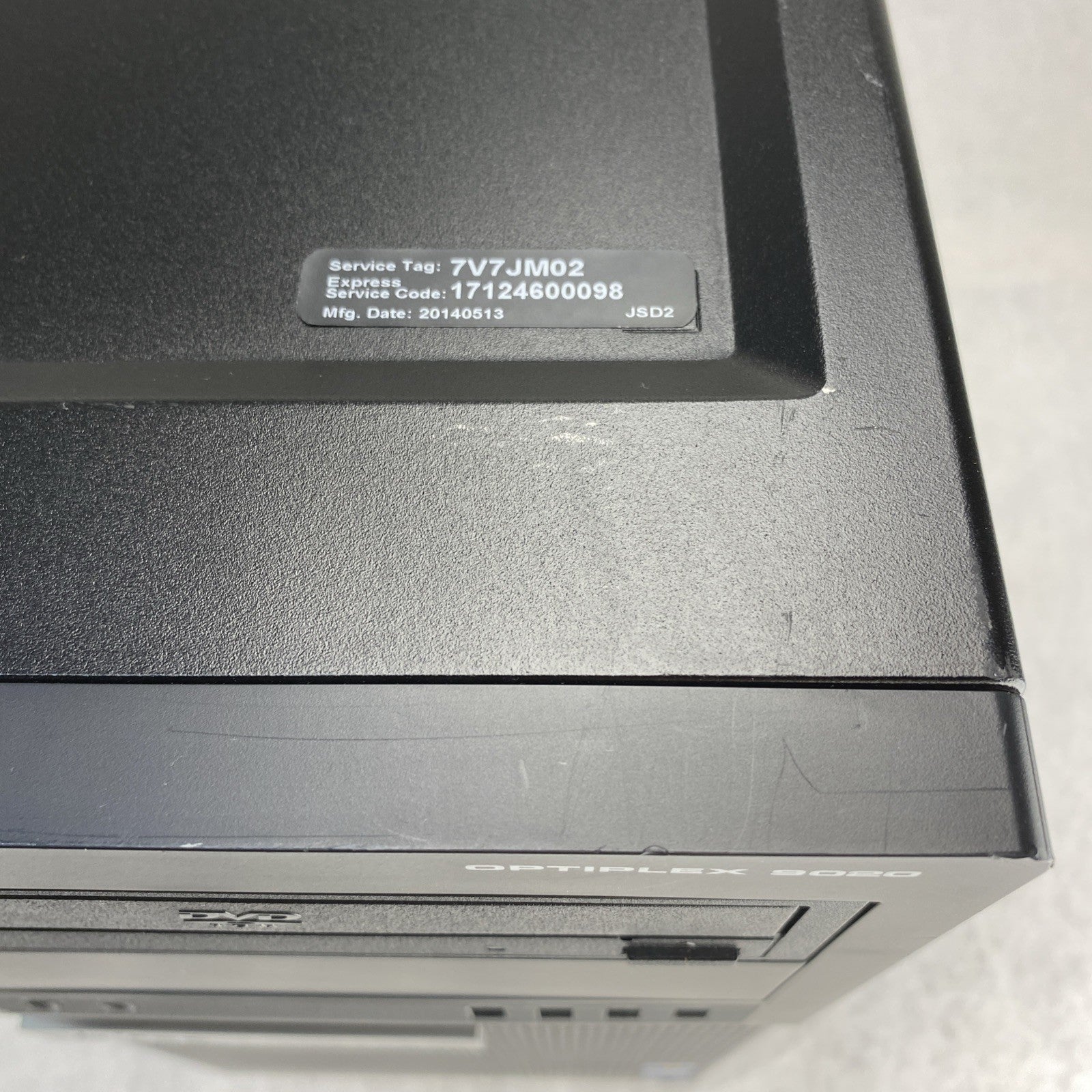Dell Optiplex 9020 MT Intel 4 Core i5-4570 3.20GHz CPU 4GB RAM DVDRW No HDD OS
