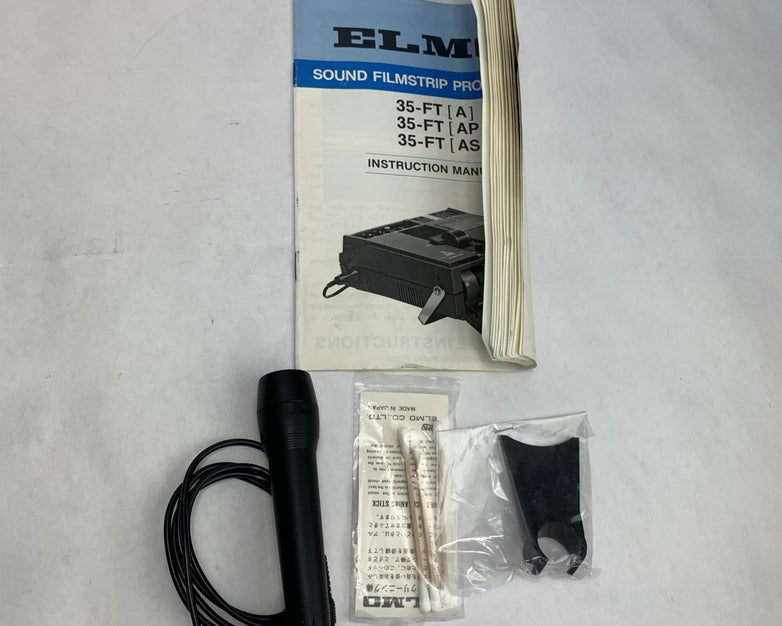 Elmo 35-FT A Sound Filmstrip Projector with Manual Dustcover Microphone - Parts