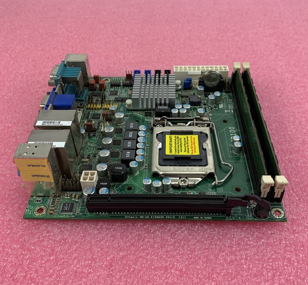 DFI SB100-NRM Motherboard No CPU 4GB RAM No Shield