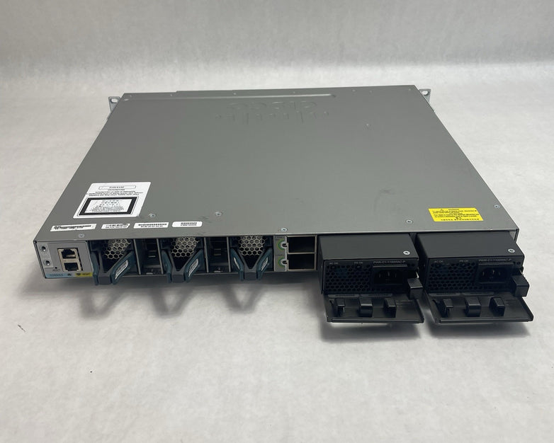 Cisco WS-C3850-48PW-S 48-Port PoE+ Gigabit Layer 3 Managed Switch Tested & Reset