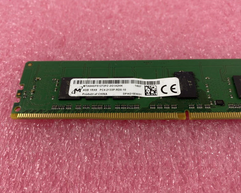 Micron 4GB DDR4 PC4-2133P Server Ram MTA9ASF51272PZ-2G1A2HK - Lot of 2
