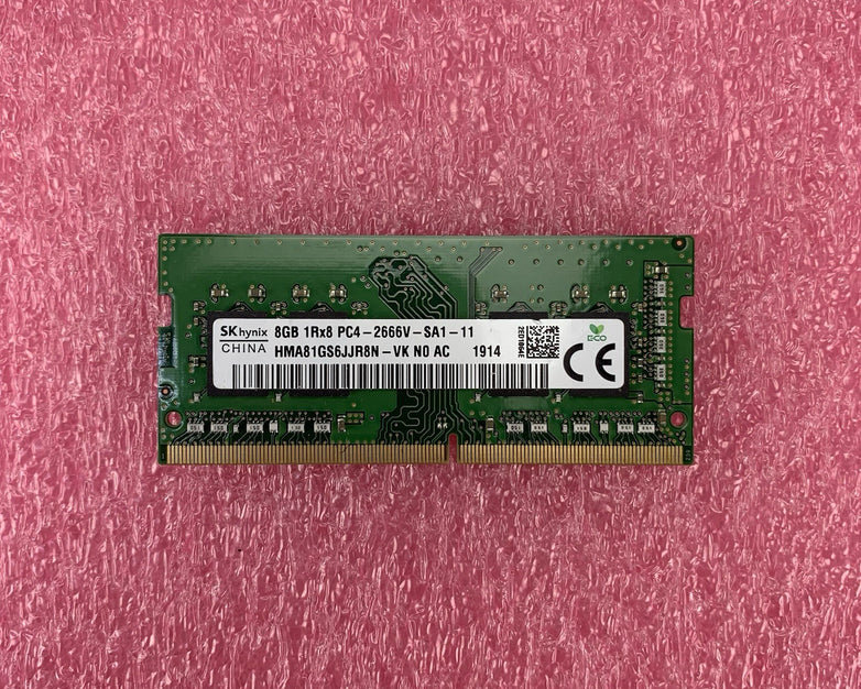 SK Hynix HMA81GS6JJR8N-VK PC4-2666V-SA1-11 8GB 1Rx8 Desktop Memory RAM