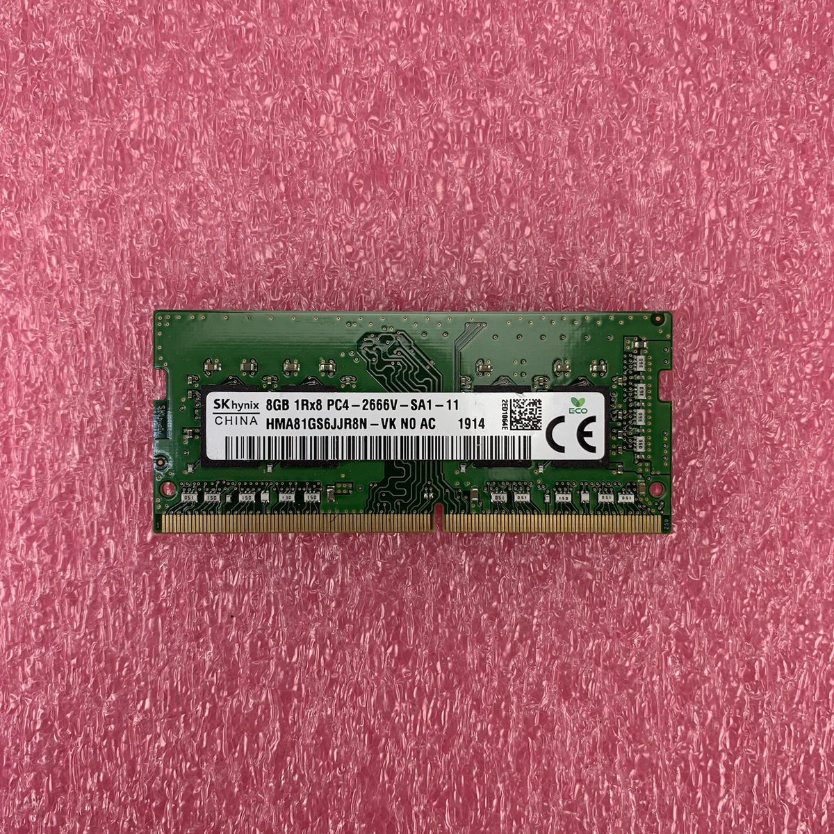 SK Hynix HMA81GS6JJR8N-VK PC4-2666V-SA1-11 8GB 1Rx8 Desktop Memory RAM5