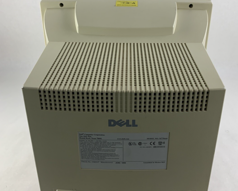 Dell M770mm 17" 1280x1024 CRT VGA Color Computer Monitor Retro Gaming Grade B