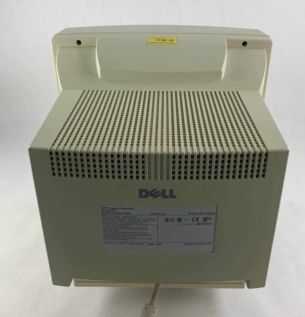Dell M770mm 17" 1280x1024 CRT VGA Color Computer Monitor Retro Gaming Grade B