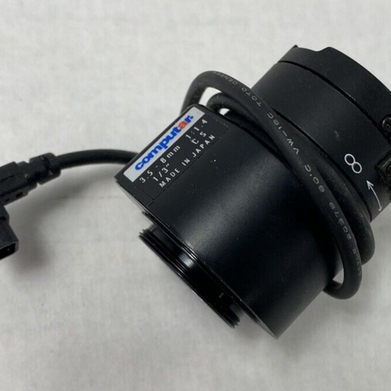Lot of 4 Computar 3.5-8mm 1:1.4 1/3" CS CCTV Camera Lens