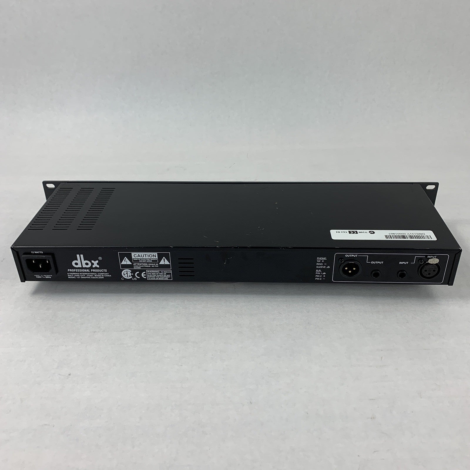 DBX 131 DBX131V 31-Band Graphic Equalizer Parts and Repair Bad Controls