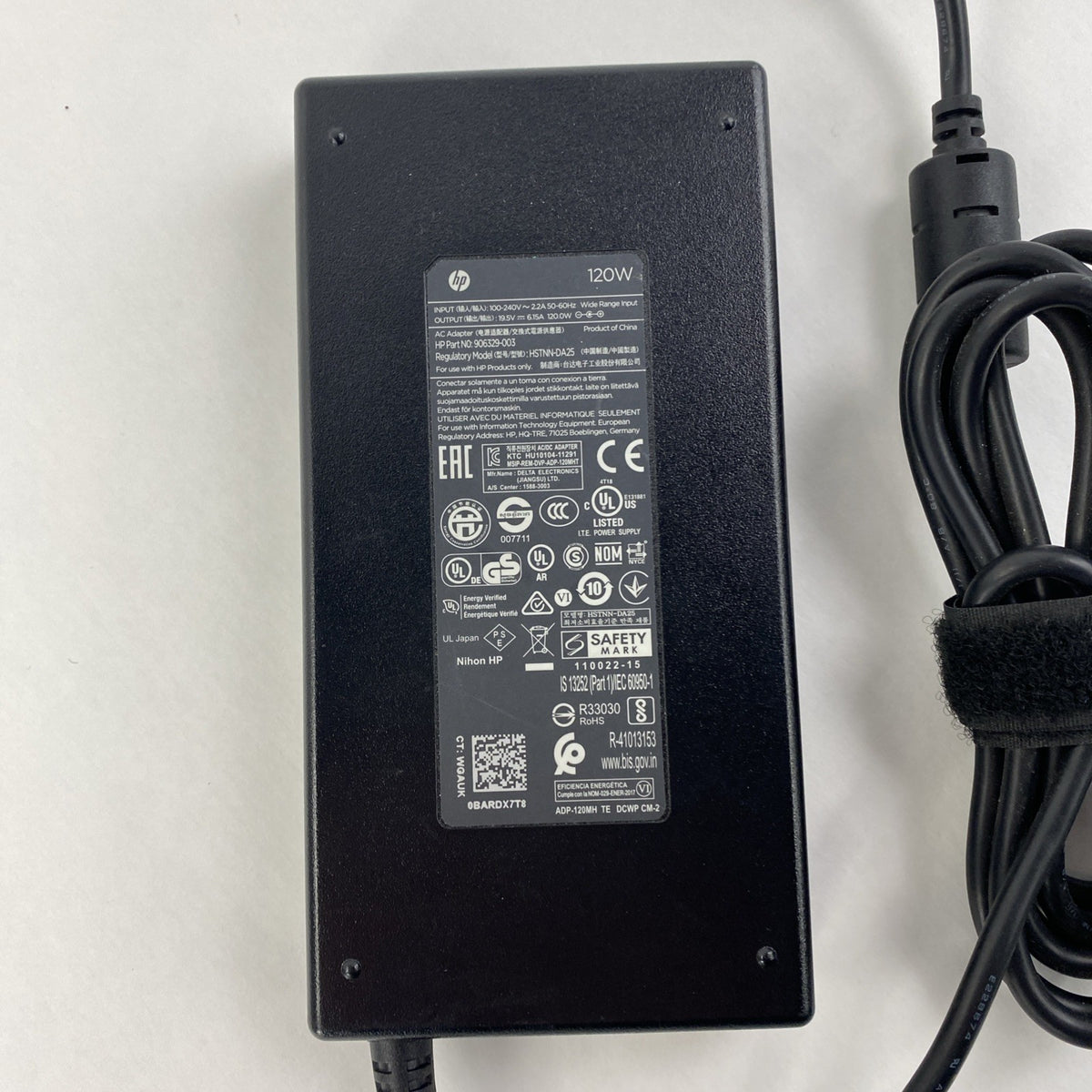 HP HSTNN-DA25 120W 19.5V 6.15A 7.4mm Barrel AC Adapter - Lot of 6 No Power Cord5