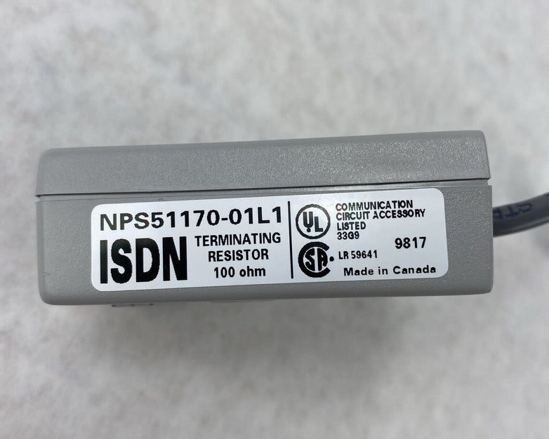 Lot of 8 Nordx CDT ISDN NPS51170-01L1 Terminating Resistor 100 Ohm