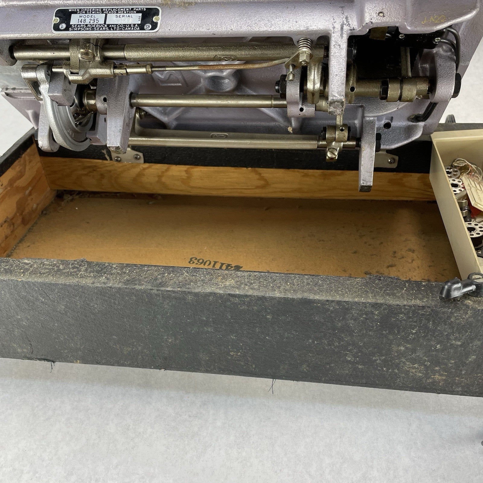 Vintage Sears Kenmore Sewing Machine 148.295 Tested