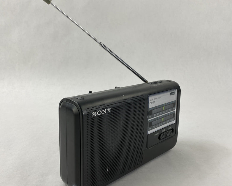 Sony ICF-38 FM/AM 2Band Radio  Tested