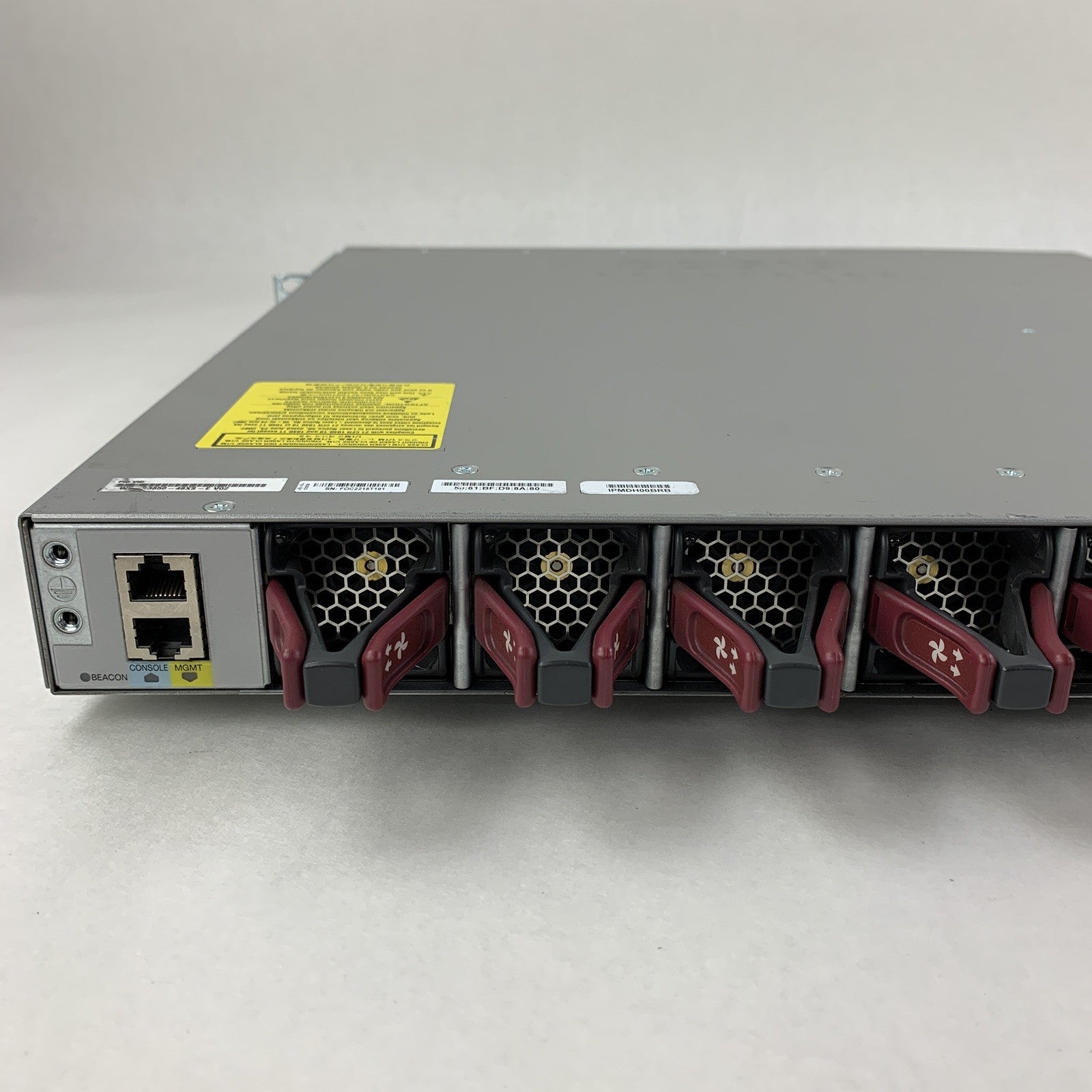 Cisco WS-C3850-48XS-E 48 Port 10G SFP+ Fiber Switch Tested Reset