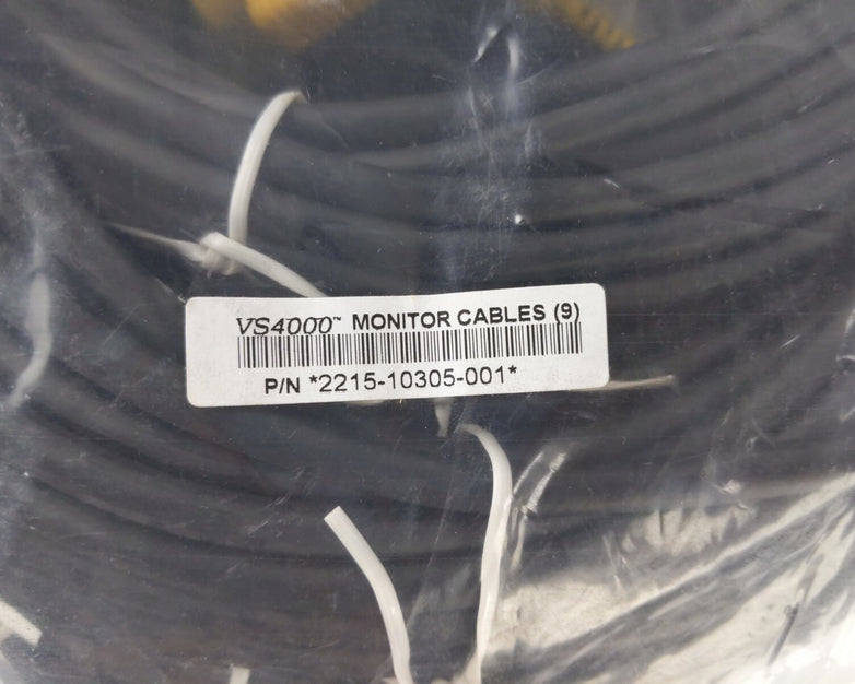 VS4000 Monitor Cables Lot of 9 2215-10305-001 1x VGA, 4x Composite, 4x S-Video