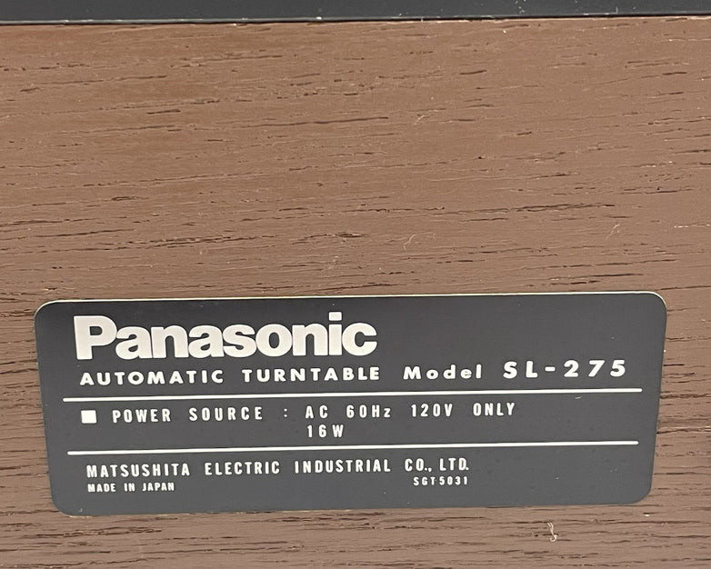 Panasonic SL-275 Multiplay Changer Magnetic Cart Tested