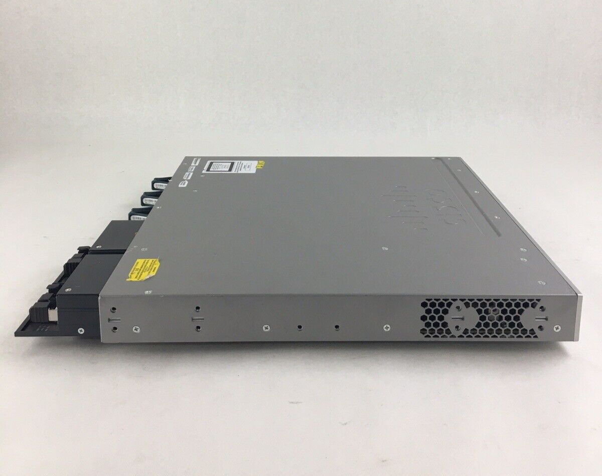 Cisco WS-C3850-48P-L 48-Port Gigabit Network Switch Tested and Reset