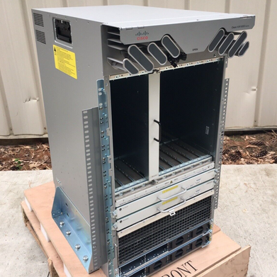Cisco ASR-9010 Router Chassis W/ Fan Blades No Power Supply Hard Drives Removed