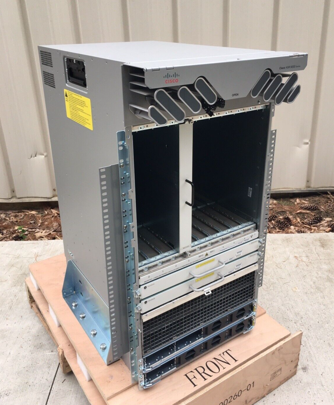 Cisco ASR-9010 Router Chassis W/ Fan Blades No Power Supply Hard Drives Removed