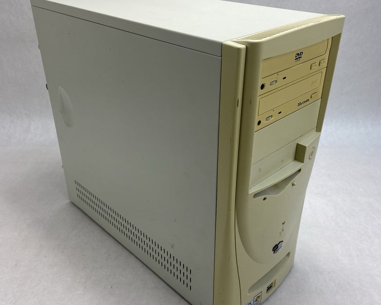 Vintage Unbranded Beige Mid Tower Computer Case PowerMan FSP300-60BTV 300W PSU