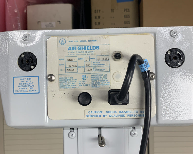 Air-Shields PM78-1 Infant Intensive Care System Powers and Heats