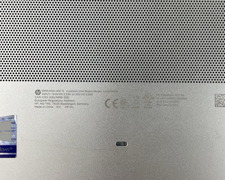 HP EliteBook 850 G8 15.6" i7-1185G7 3.00 GHz 16 GB RAM No SSD/OS/AC