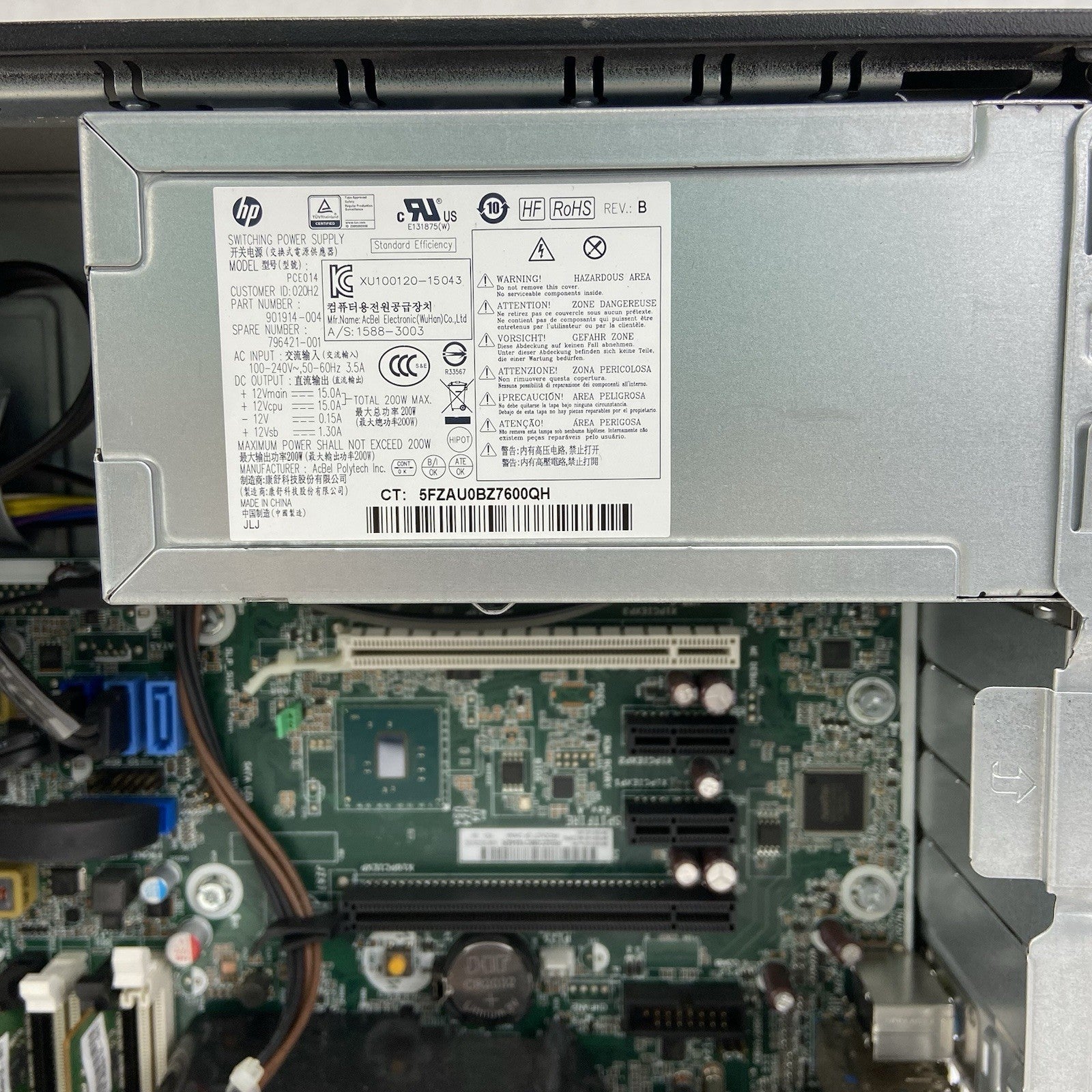 HP EliteDesk 800 G2 SFF Intel Core i5-6500 3.2GHz 8GB RAM No HDD No OS9