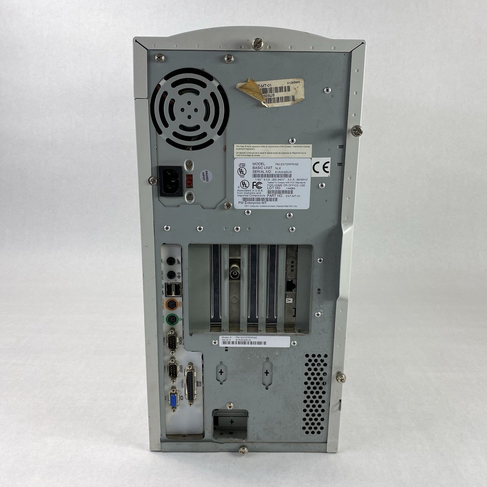 NEC PowerMate Enterprise MT Pentium MMX 200MHz 32MB RAM No HDD No OS