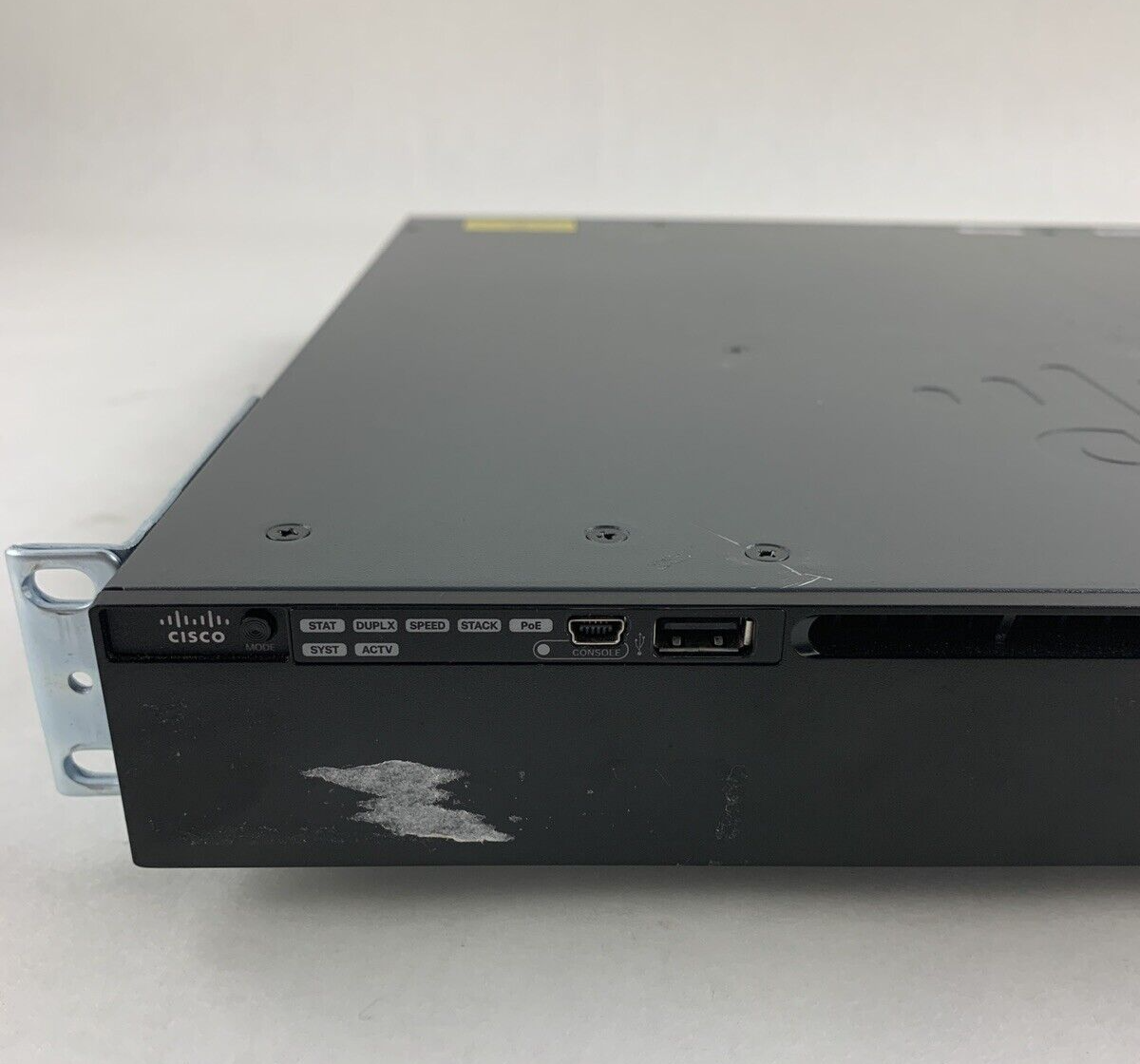 Cisco WS-C3650-24PS-S 24-Port Gigabit PoE Switch Managed Tested