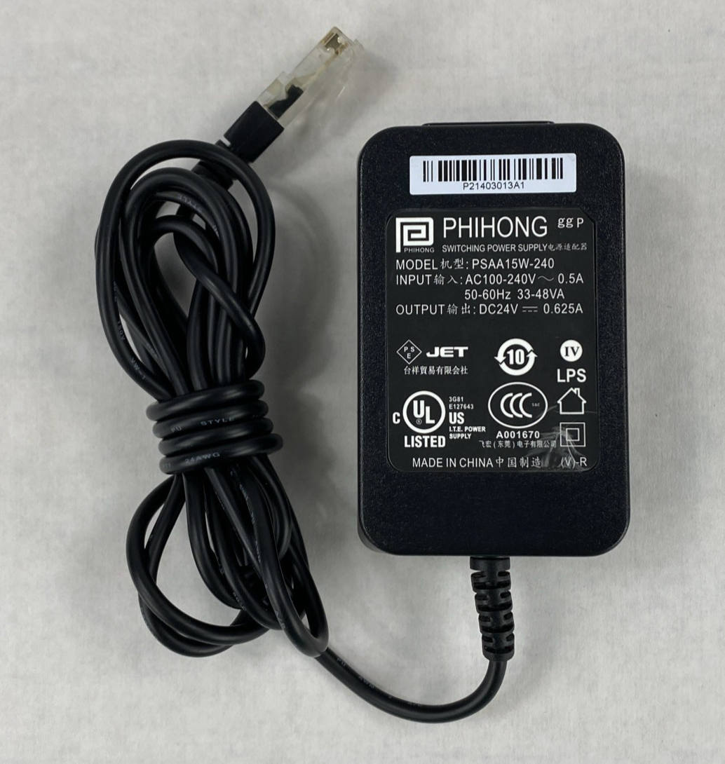 Phihong PSAA15W-240 24V 0.625A 15W Power Supply Lot of 3