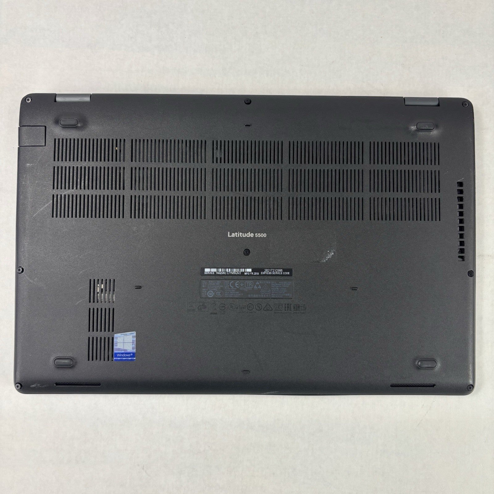 Dell Latitude 5500 15.6" Intel i5-8365U 1.6 GHz 8 GB Ram No OS No HDD No AC