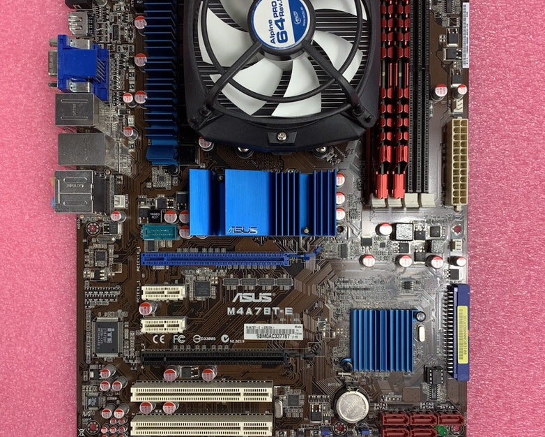 ASUS M4A78T-E Motherboard AMD Sempron 130 2.6GHz 8GB RAM w/ Shield