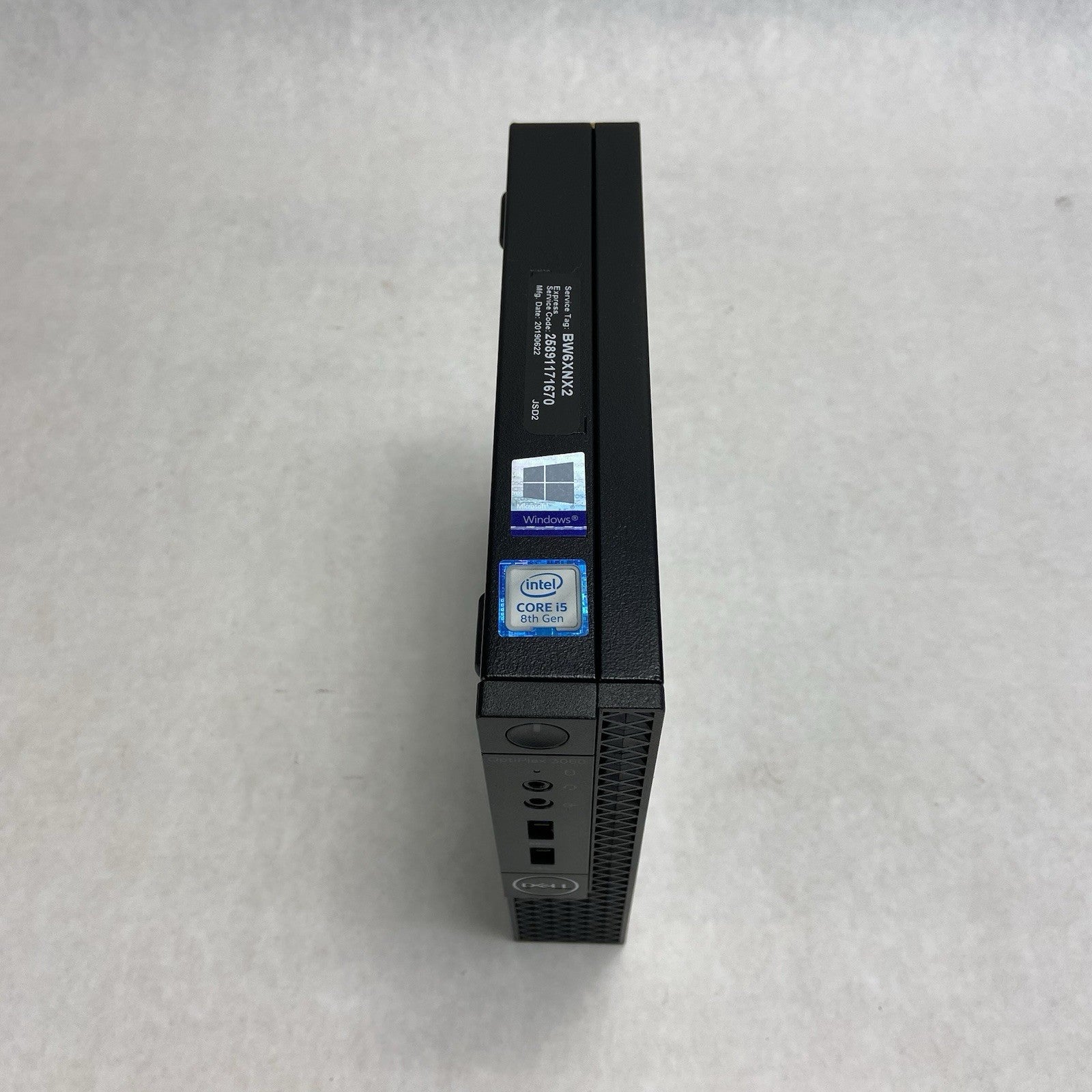 Dell Optiplex 3060 Micro Intel Core i5-8500T 2.1GHz 8GB RAM No HDDOSAC2