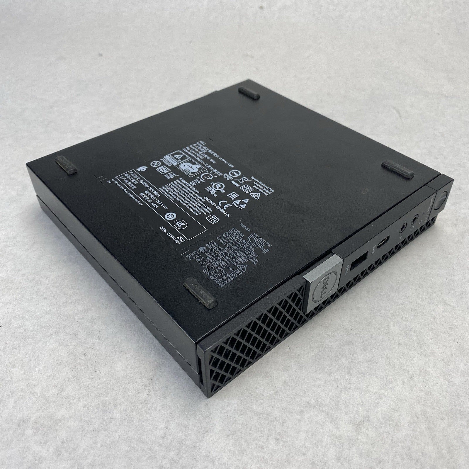 Dell OptiPlex 7070 Micro Intel Core i3-8100T 3.1GHz 8GB RAM No HDD/OS/Power Cord