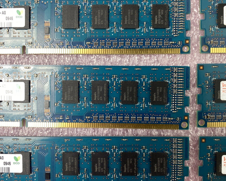 1GB Hynix HMT112U6BFR8C-G7 1Rx8 PC3-8500U DDR3 Non-ECC Desktop RAM (Lot of 10)