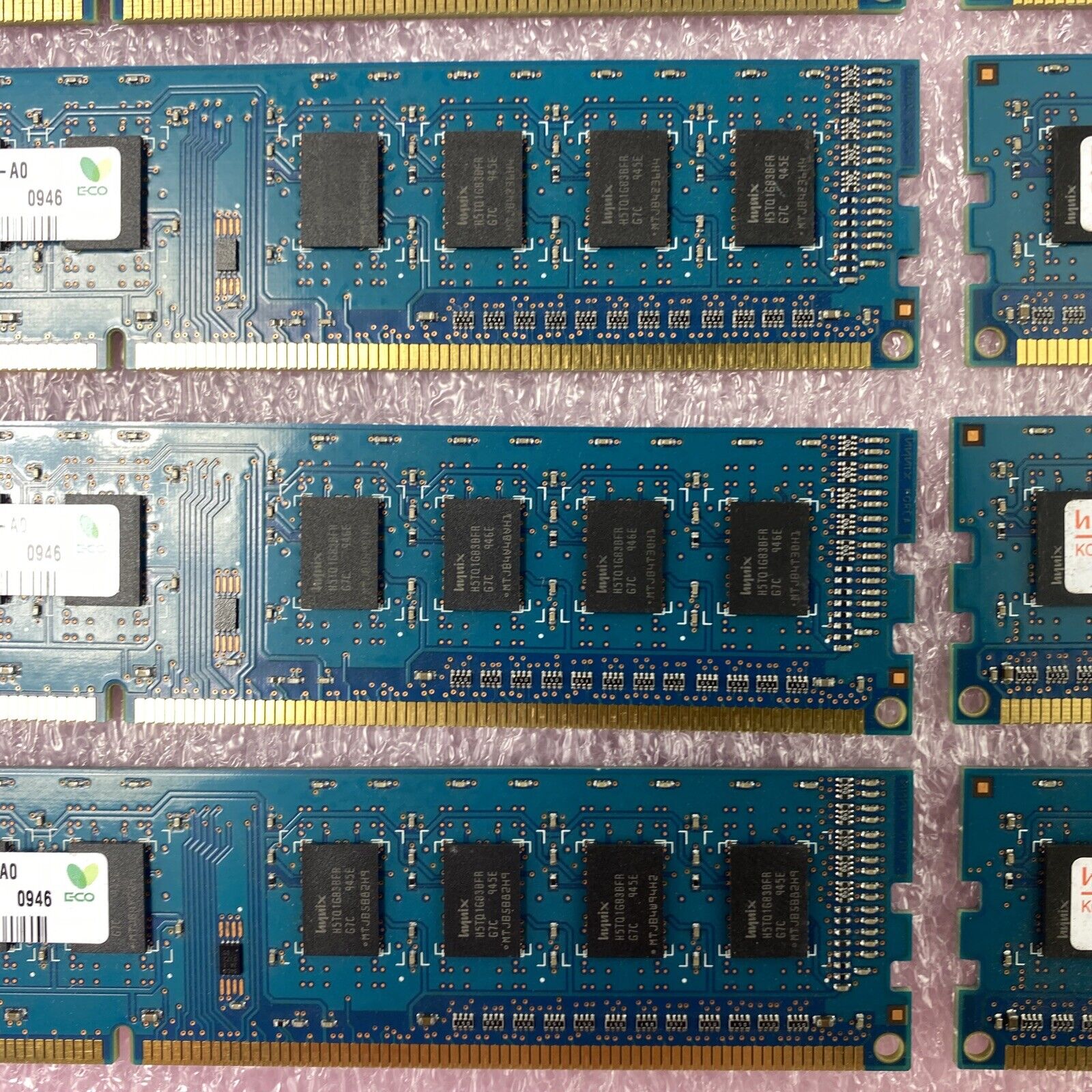 1GB Hynix HMT112U6BFR8C-G7 1Rx8 PC3-8500U DDR3 Non-ECC Desktop RAM (Lot of 10)