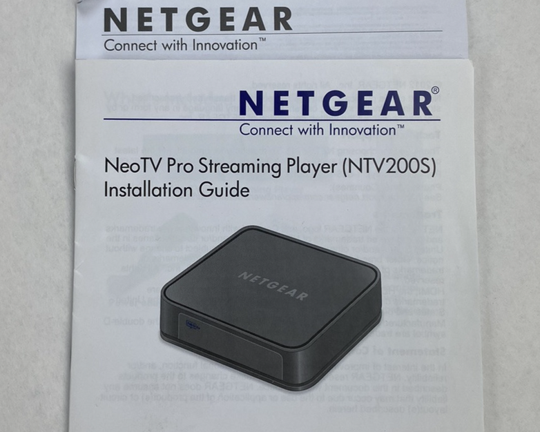 Netgear NeoTV NTV200S Streaming Player Open Box New
