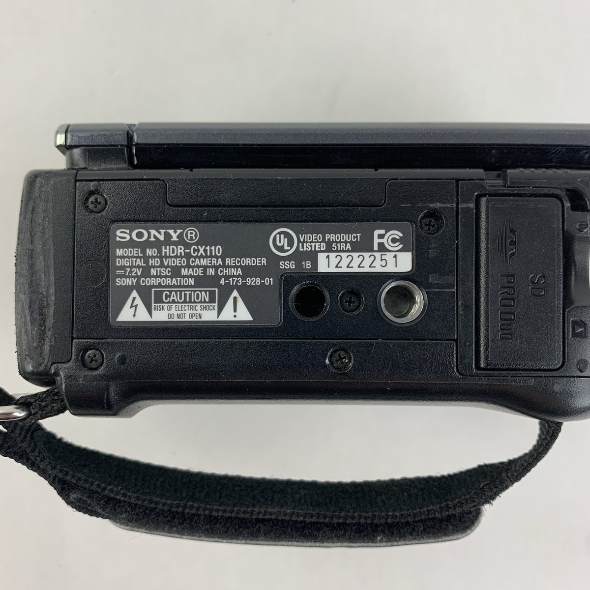 Sony HDR-CX110 Handheld Camcorder - Untested - No Battery or Charger Included8