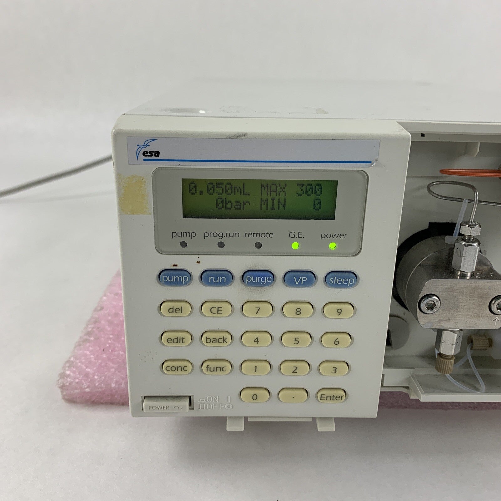 ESA Liquid Chromatography Pump Power Tested