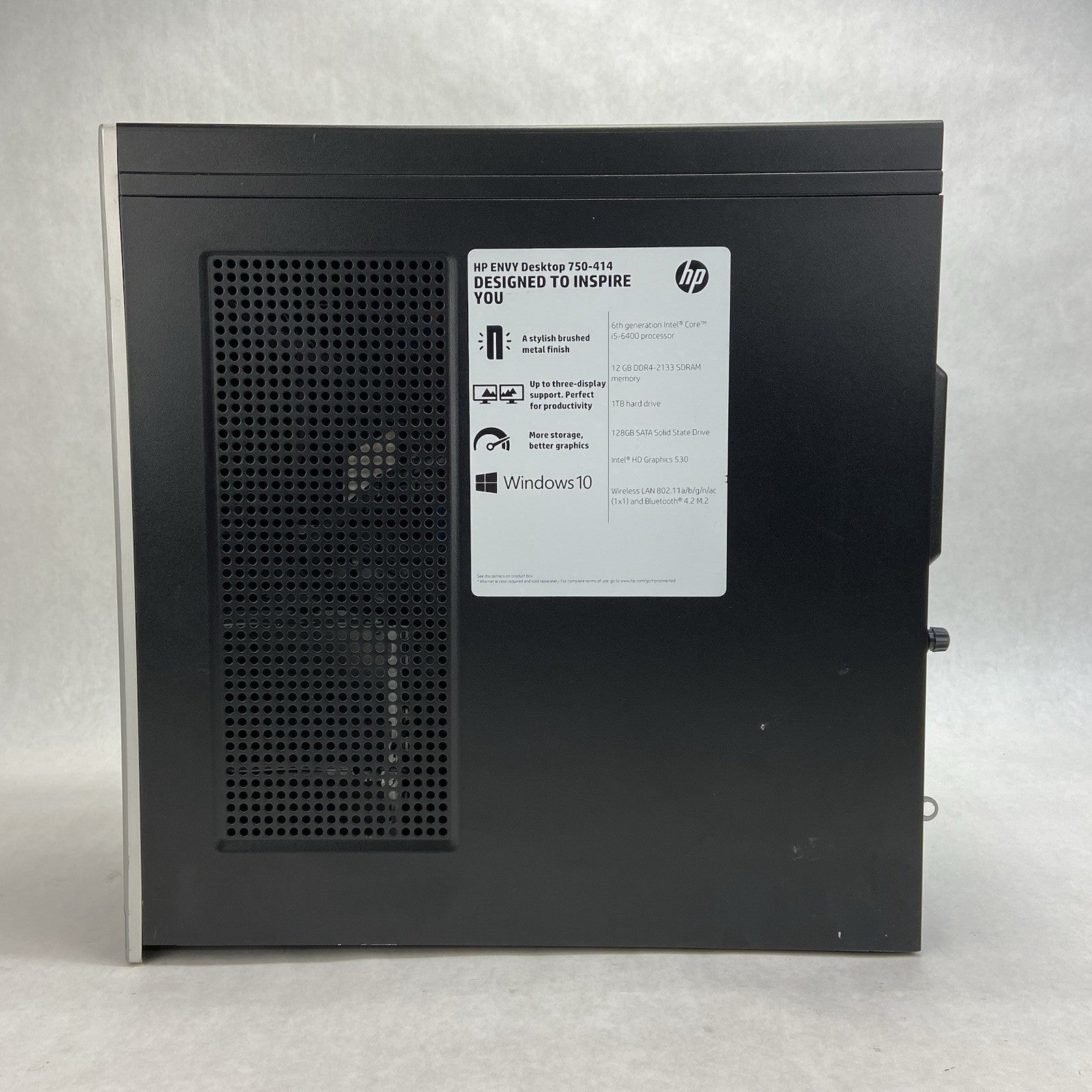 HP Envy 750-414 MT Intel Core i5-6400 2.7GHz 8GB RAM No HDD No OS4