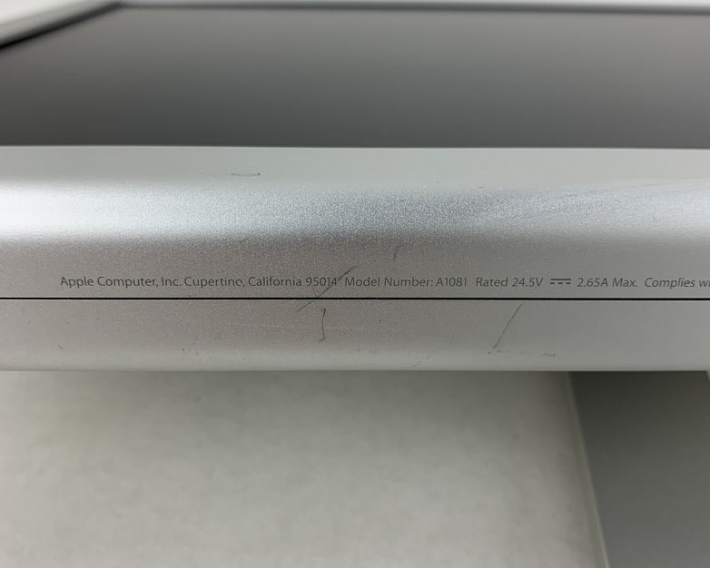 Apple A1081 20 inch Widescreen Cinema Display LCD Monitor Tested No Power Supply