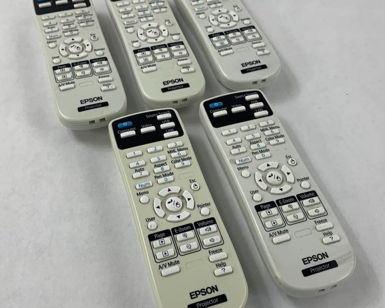Epson 161371700 Remote Control For Epson PowerLite Projector (Lot of 5)